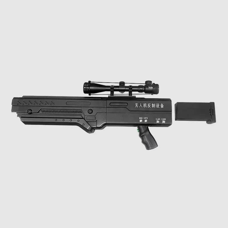 Pistol anti dronă cu 4 benzi Jammer portabil pentru dronă